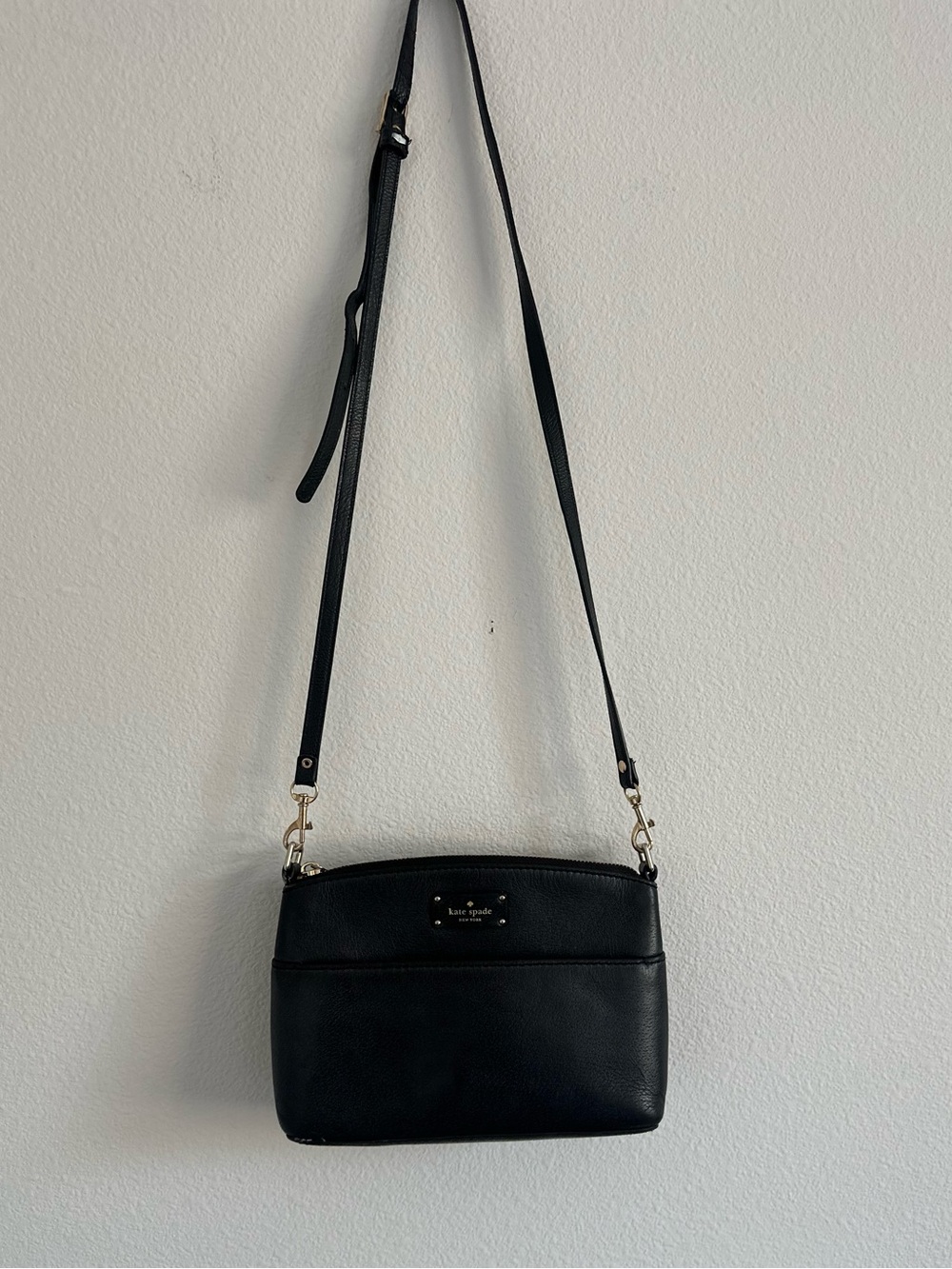 kate spade Millie Grove Street Black Leather Crossbody - Picture 2 of 12